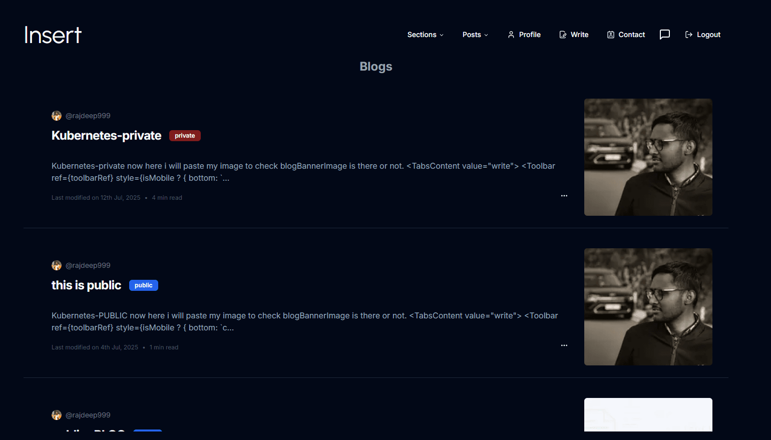 Writing and publishing preview